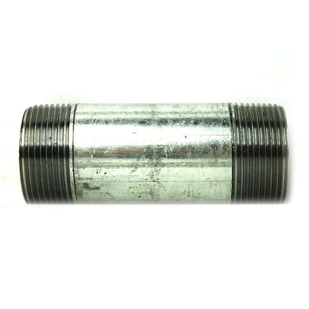 1-1/4 Inch X 5 Inch Galvanized Steel Nipple